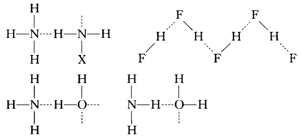 哪些物质分子间可以产生氢键？
