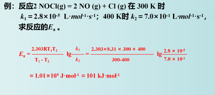 高考化学阿伦尼乌斯公式及应用